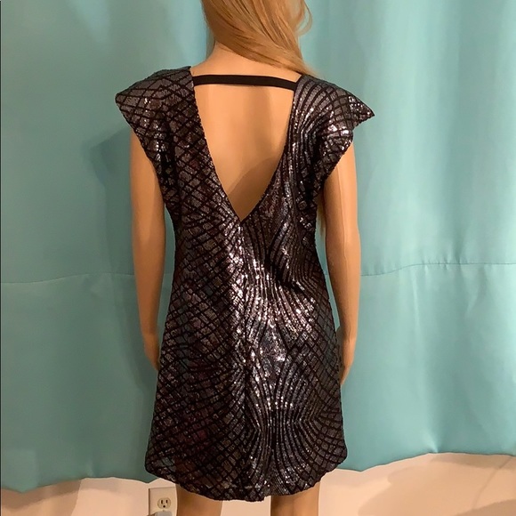 Sequin stretch party dress. NWOT - Picture 3 of 8
